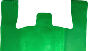 ASSUREPAK INC. - Green PP Non Woven Reusable Bags - 1/6 BBL 12"X7"X22" - 100 Bags - 40 GSM - Green - 12722GRNPPNWRB40