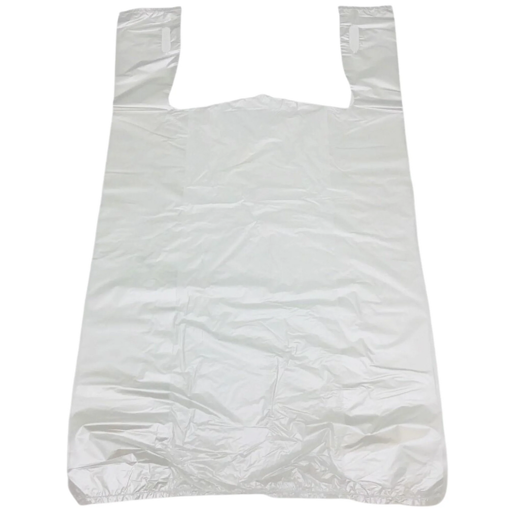 Clear Natural Color T-Shirt Bags - 1/6 BBL 11.5