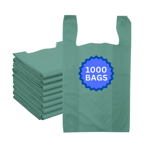 ASSUREPAK INC. - Easy Open - Colored Unprinted HDPE T-Shirt Bags - 1/6 BBL 11.5