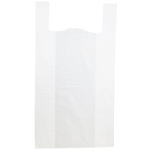 White Unprinted HDPE T-Shirt Bags - 20