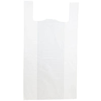ASSUREPAK INC. - White Unprinted HDPE T-Shirt Bags - 20