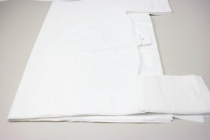 ASSUREPAK INC. - White Unprinted HDPE T-Shirt Bags - 20"X10"X36" - 250 Bags - 18 microns - White - 100SJXL201036