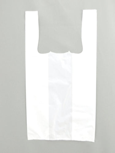 ASSUREPAK INC. - White Unprinted HDPE T-Shirt Bags - 1/10 BBL 8