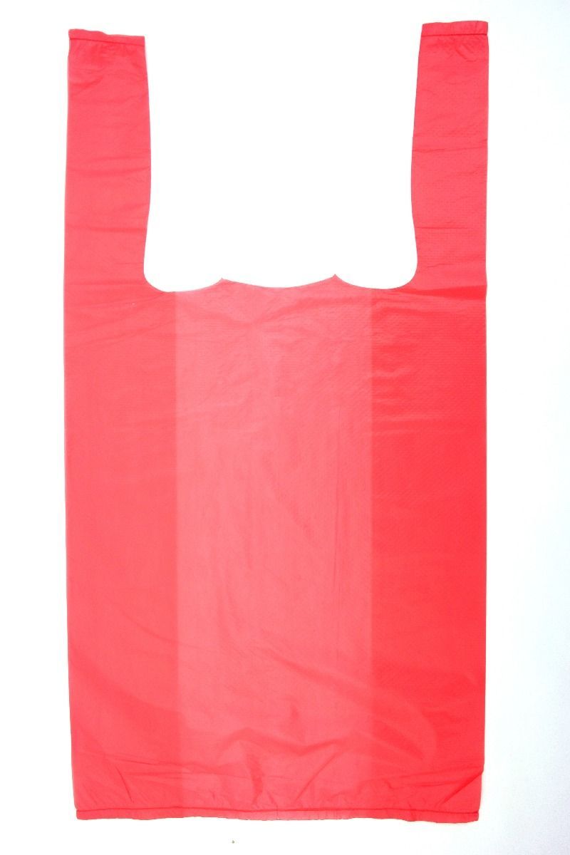 Colored Unprinted HDPE T-Shirt Bags - 1/10 BBL 8