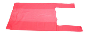 ASSUREPAK INC. - Colored Unprinted HDPE T-Shirt Bags - 1/10 BBL 8"X4"X15" - 1500 Bags - 14 microns - Pink - PINK8415110BBL